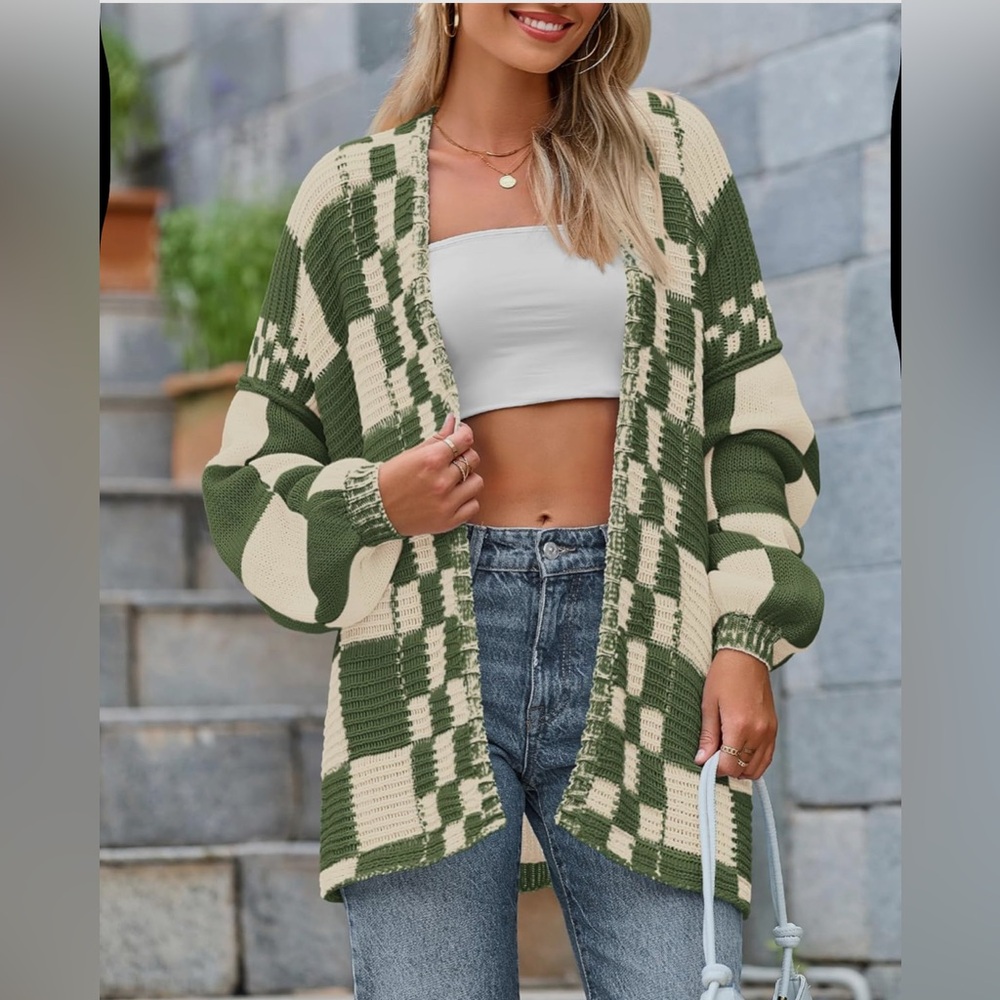 Woman’s winder fall long Sleeve Open Chunky Knit Sweaters ( CHOOSE COLOR & SIZE)